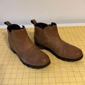 Sorel Emelie Chelsea Boot Tan 8